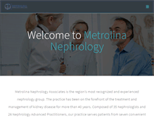 Tablet Screenshot of metrolinanephrology.com